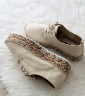 Béžové espadrily Lesi