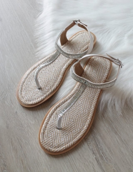 Biele sandále Jade