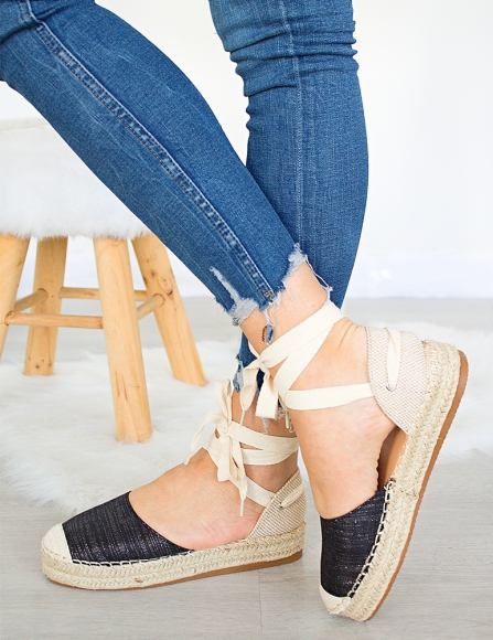 Čierne sandále Abala