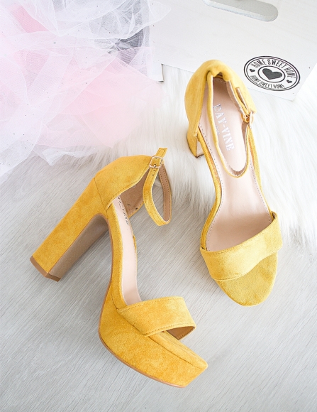Žlté sandále Luneta