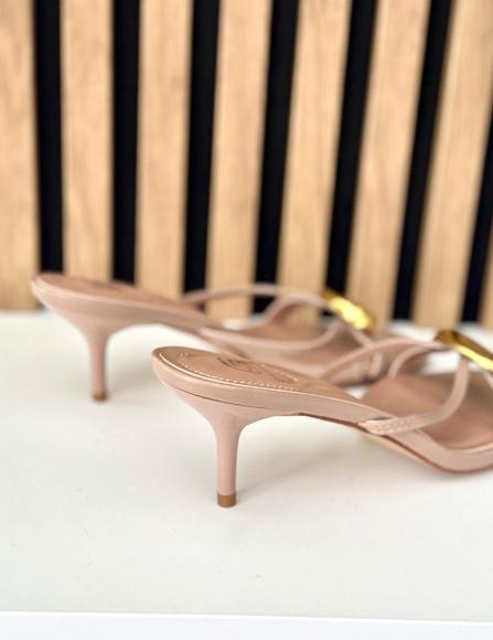 Khaki šlapky Adrienne