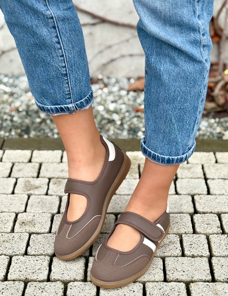 Hnedé poltopánky Alaina