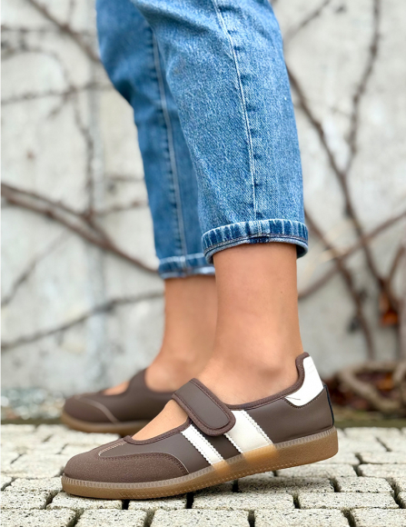 Hnedé poltopánky Alaina