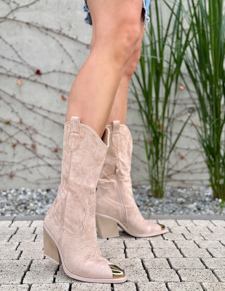 Béžové čižmy Astria