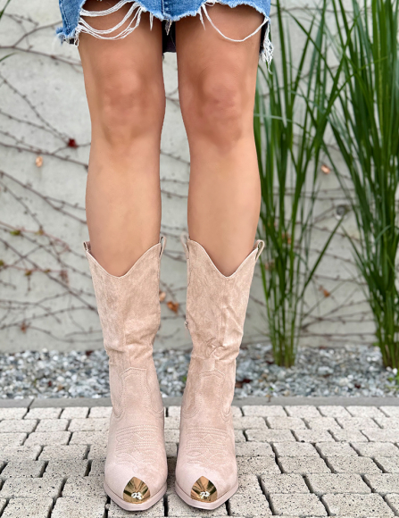 Béžové čižmy Astria