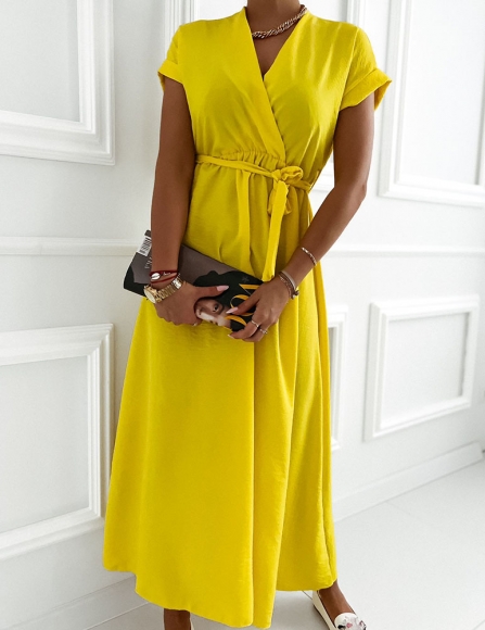 Žlté šaty Ovia
