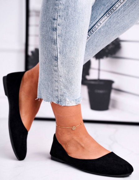 Čierne balerínky Quinn