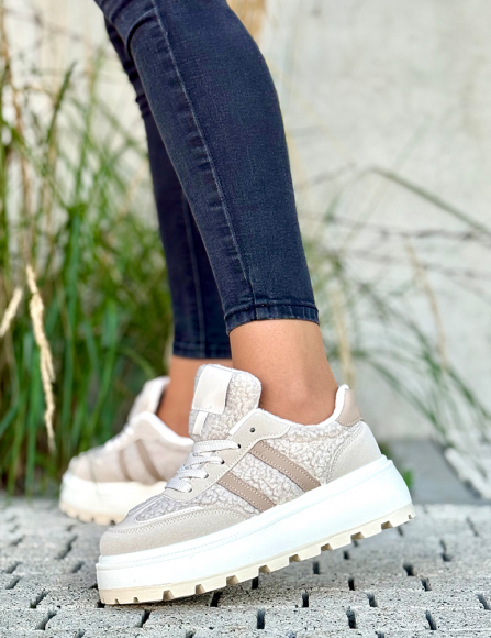 Béžové tenisky Abril