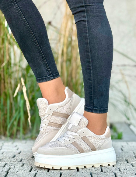 Béžové tenisky Abril