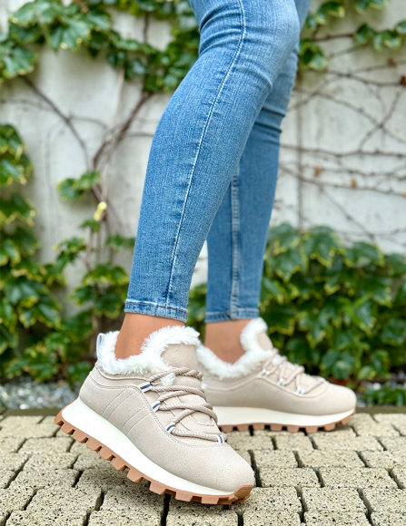 Béžové tenisky Cameron