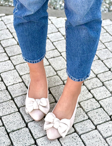 Béžové balerínky Cleo