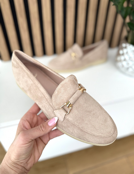 Béžové mokasíny Dallas