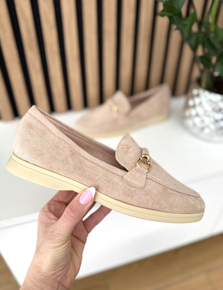 Béžové mokasíny Dallas