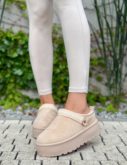 Béžové topánky Eliza