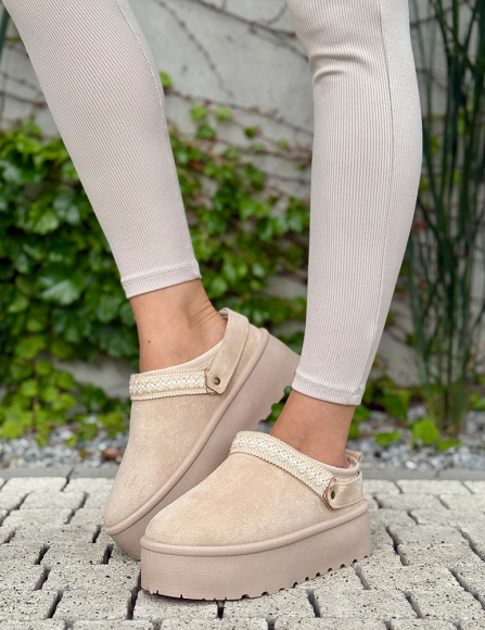 Béžové topánky Eliza