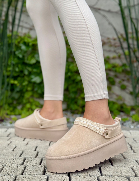 Béžové topánky Eliza