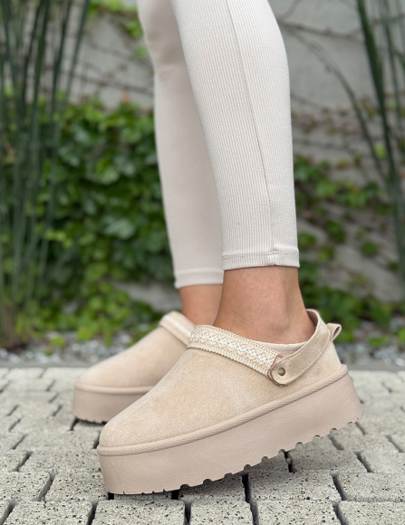 Béžové topánky Eliza