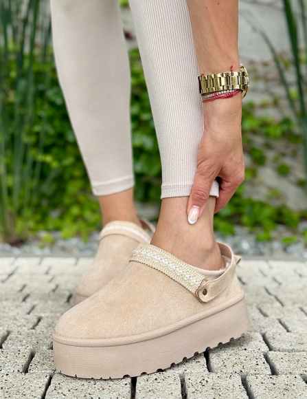 Béžové topánky Eliza