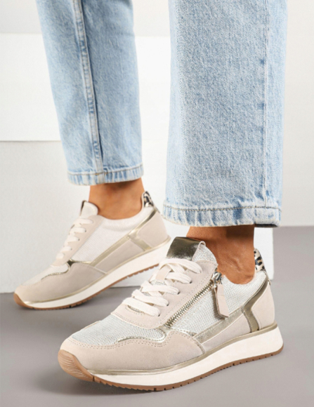 Béžové tenisky Genevie