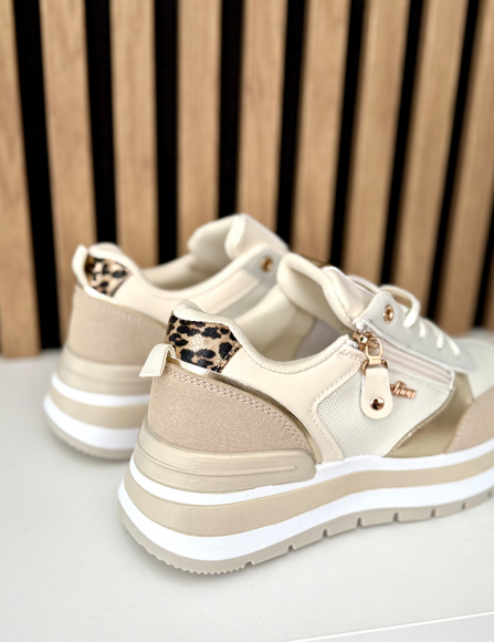 Béžové tenisky Hadlee