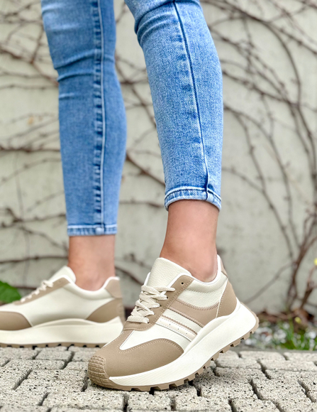 Khaki tenisky Isadora