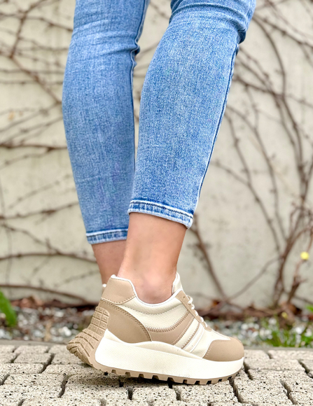 Khaki tenisky Isadora
