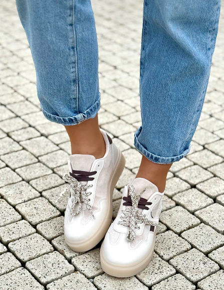 Bežové tenisky Jayde