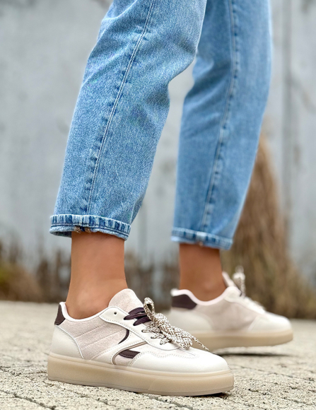 Bežové tenisky Jayde