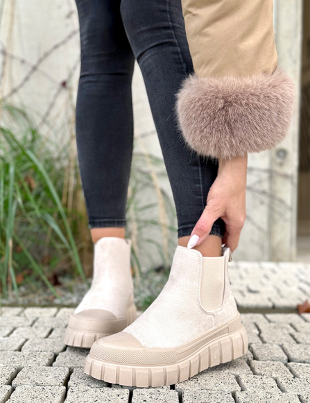 Béžové topánky Jesika