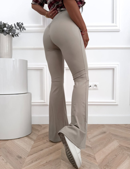 Béžové legíny Nerissa - extra dlhé