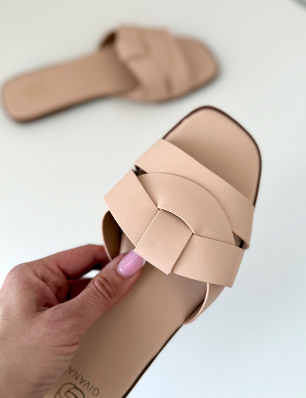 Béžové šlapky Ellison