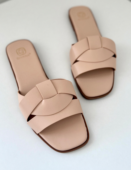 Béžové šlapky Ellison