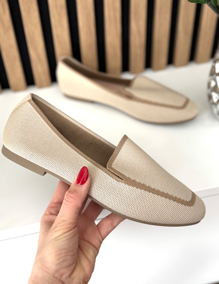 Béžové mokasíny Maleah