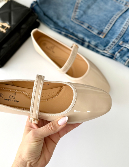 Béžové balerínky Maryam
