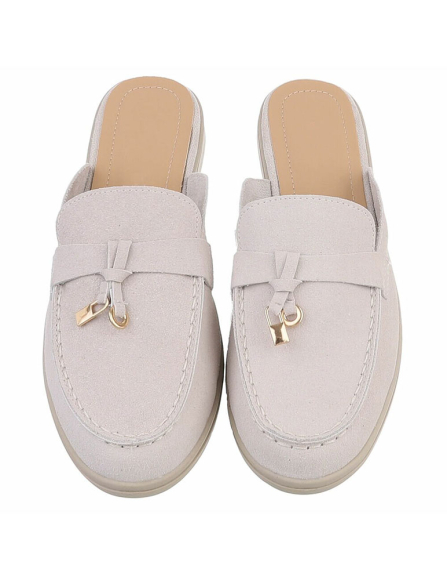 Béžové šlapky Eugenie