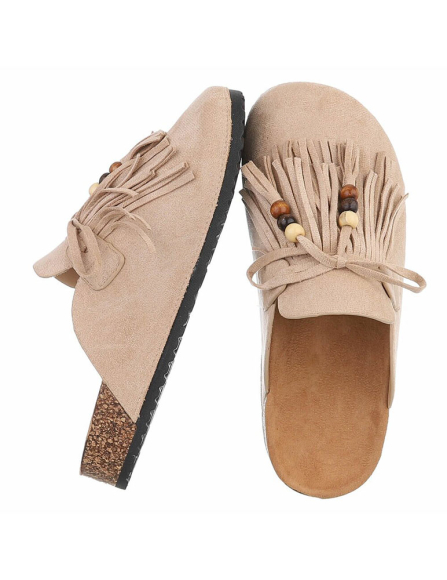 Béžové šlapky Lumi