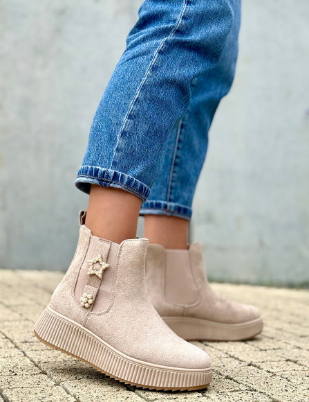 Béžové topánky Starisa