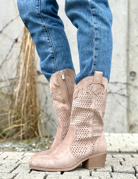 Khaki čižmy Teagan