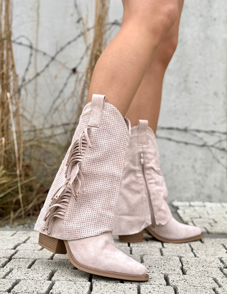 Béžové čižmy Wren