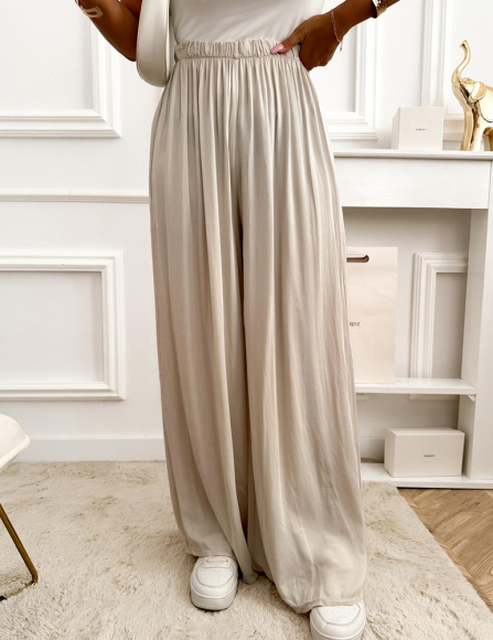 Béžové nohavice Zarana