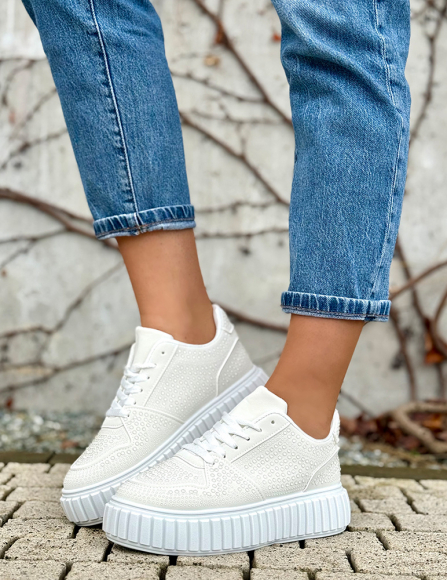 Biele tenisky Lainey