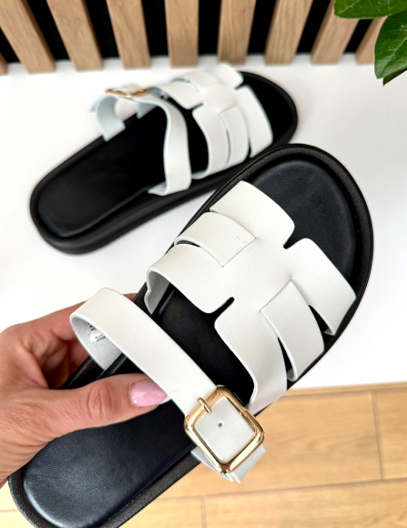 Biele šlapky Cressida