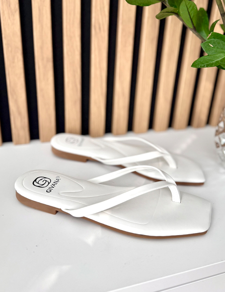 Biele šlapky Saylor