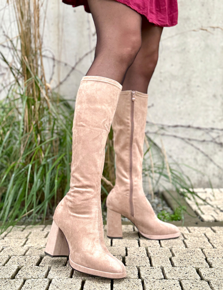 Béžové čižmy Bonnie