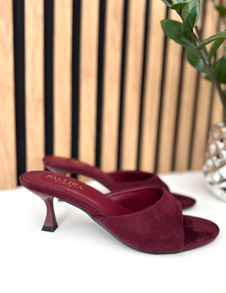 Bordové šlapky Posy