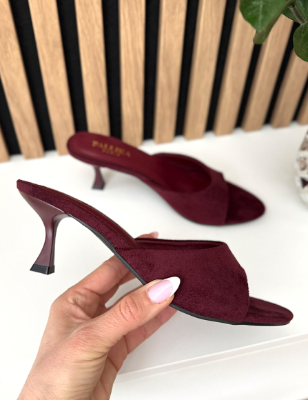 Bordové šlapky Posy