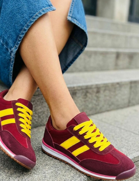 Bordové tenisky Romilly