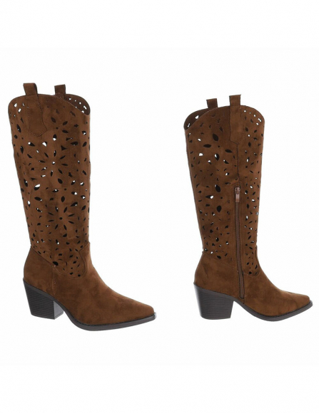 Hnedé čižmy Dahlia