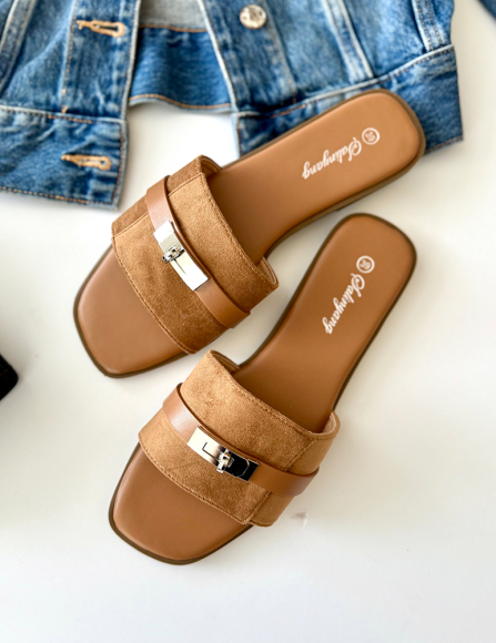 Camel šlapky Georgiana