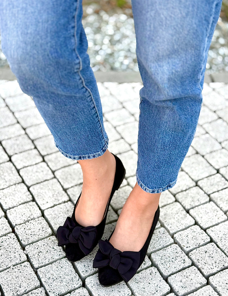 Čierne balerínky Cleo